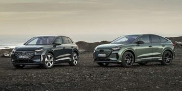 Atnaujintas „Audi Q4 e-tron“.