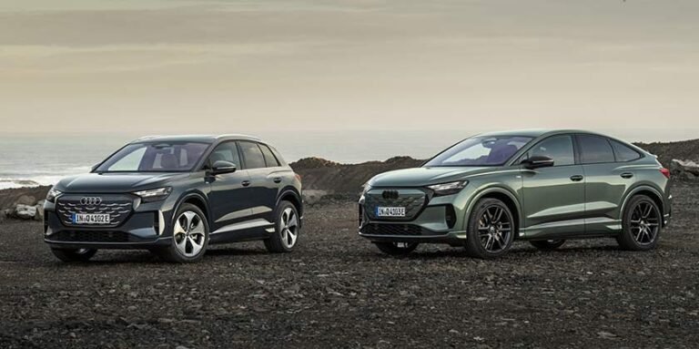 Atnaujintas „Audi Q4 e-tron“.