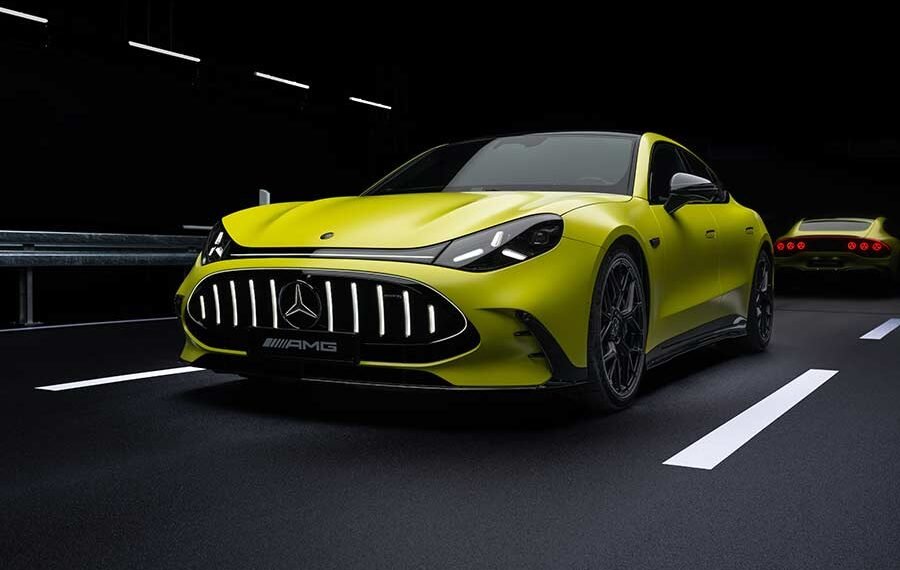 „Mercedes-AMG GT 4-Door Coupé“: nauja elektrinio našumo era